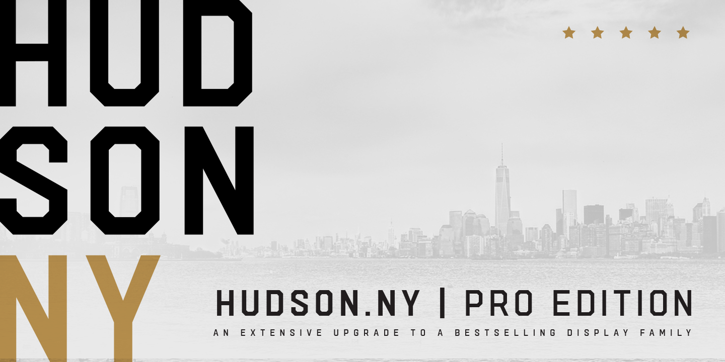 フォント Hudson NY Pro Serif